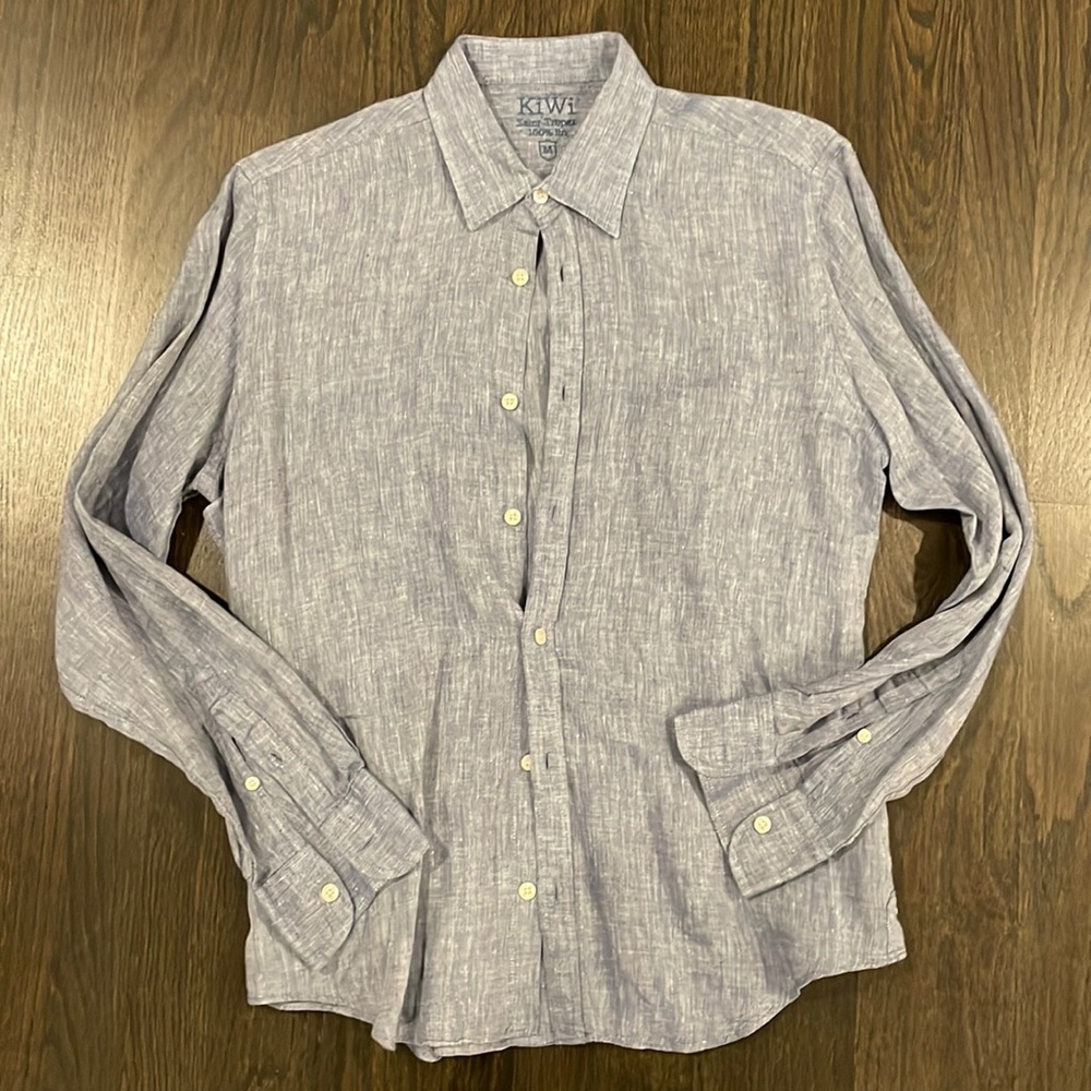 KIWI SAINT TROPEZ men’s linen shirt